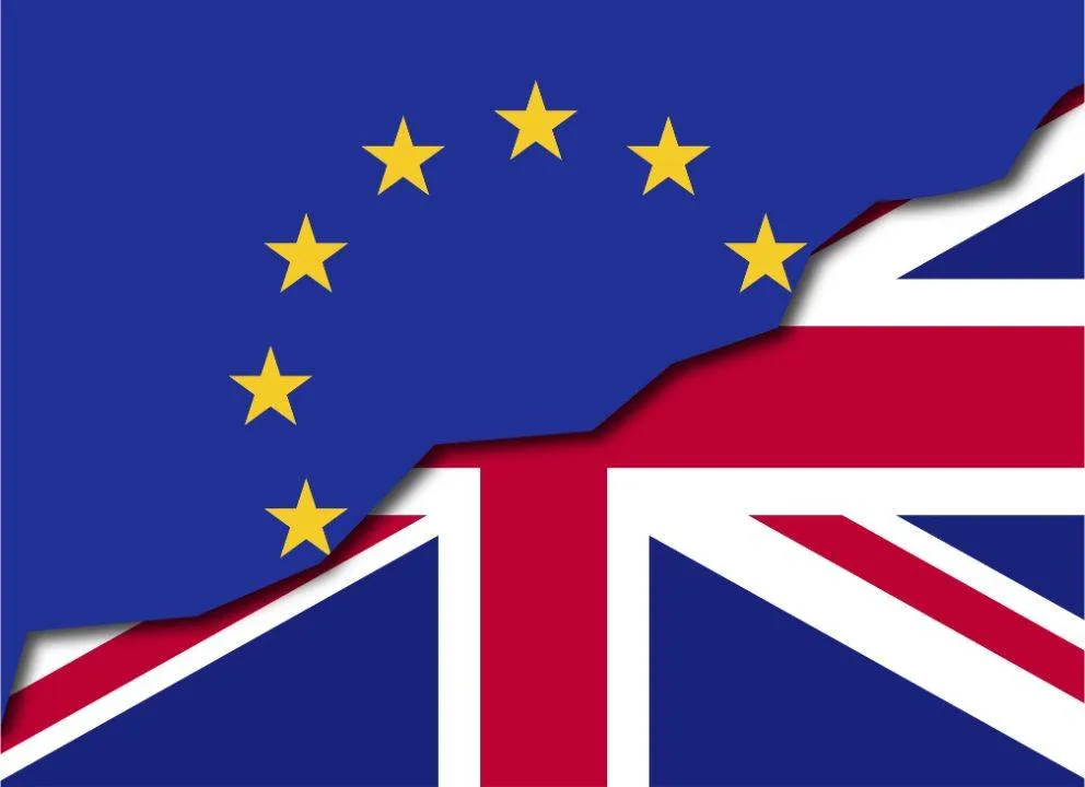 EU & UK Flag