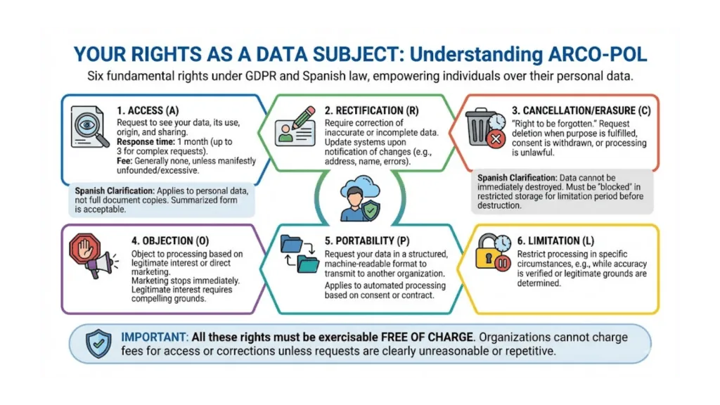 Your Rights as a Data Subject Infographic